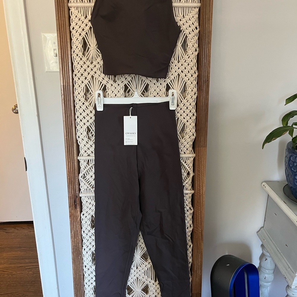 Oysho Chocolate Brown Set